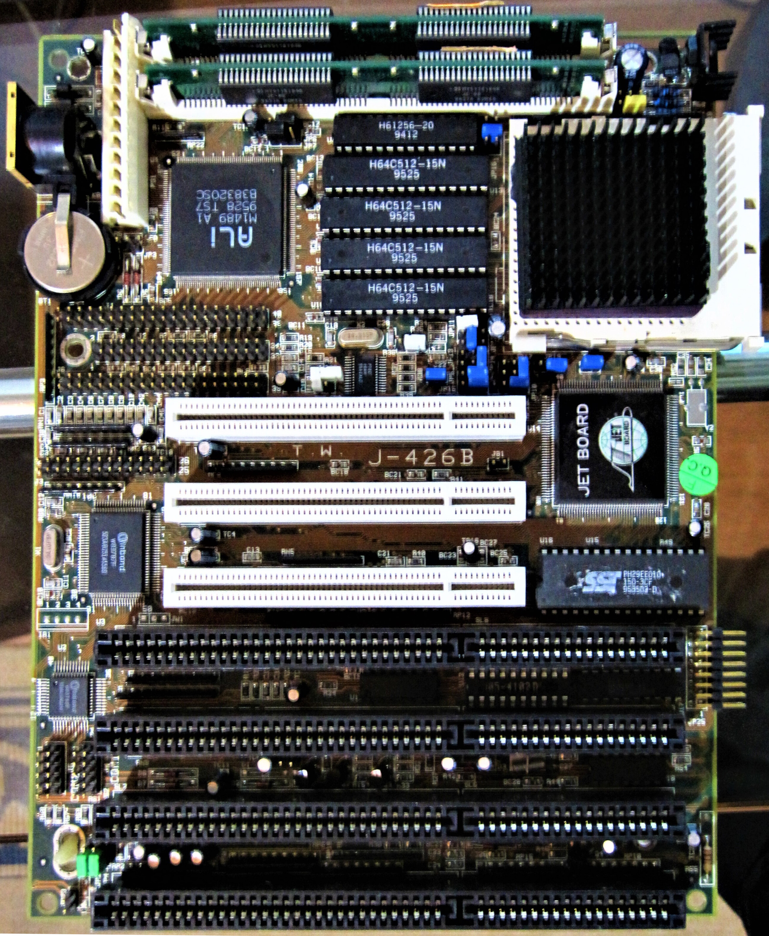 JETWAY J-656VXB VER:2 SOCKET 7 INTEL 430VX PENTIUM MMX EDO DDR MOTHERBOARD  - Retro PC Store